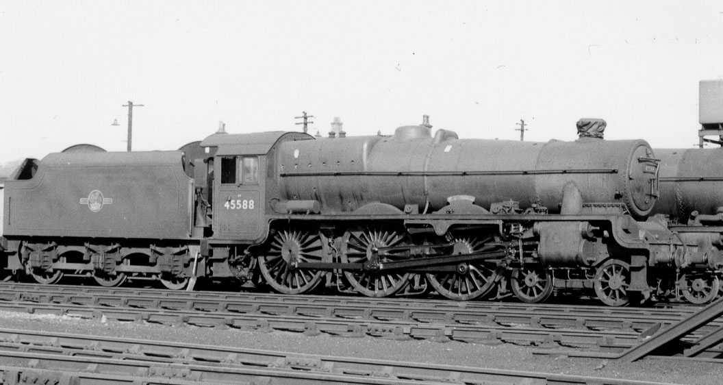 45588 Kashmir at Kingmoor MPD, 6 October 1962