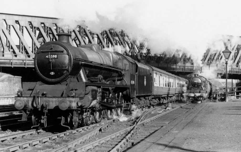 45590 Travancore at York, 1 November 1951