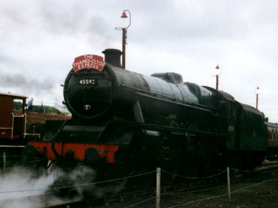 45593 Kolhapur at Barrow Hill on 15 July 2000