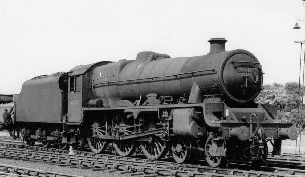 45613 Kenya at Kingmoor MPD, 13 June 1964