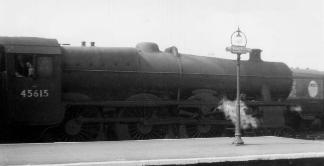 45615 Malay States at Peterborough North on 18 April 1960