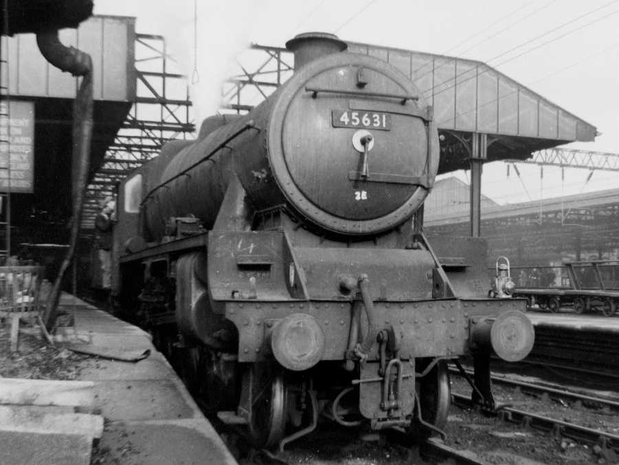 45631 Tanganyika at Crewe in 1965