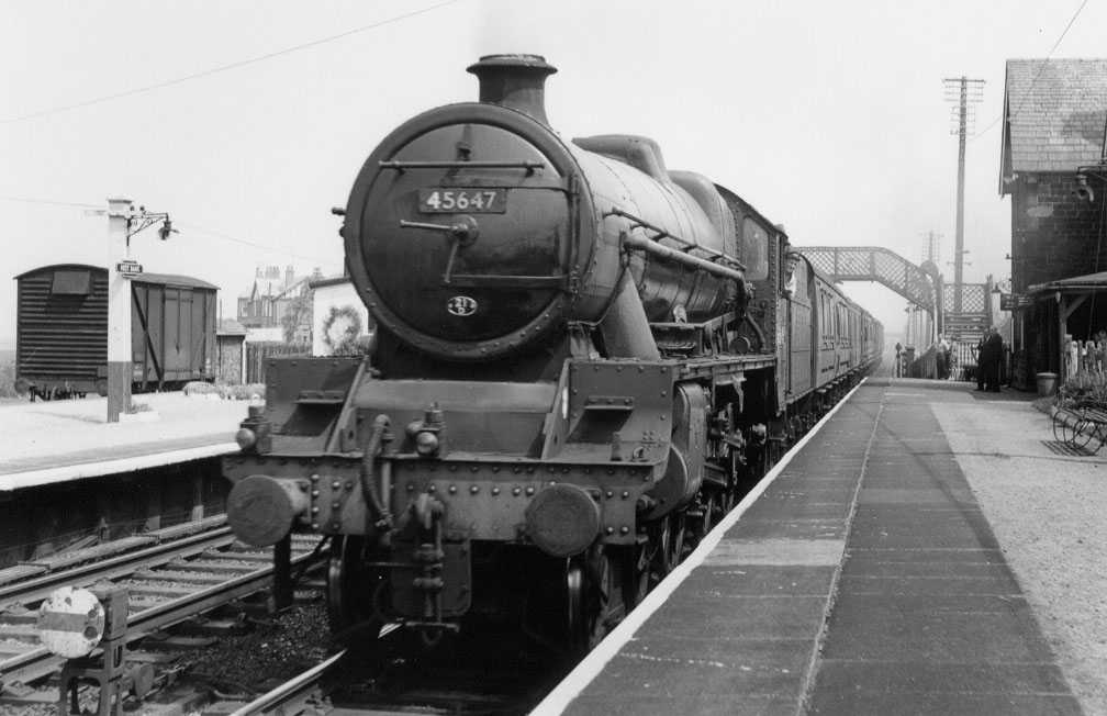 45647 Sturdee at Hest Bank, 7 June 1962