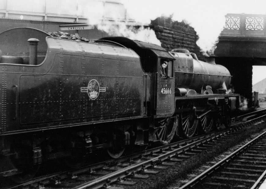 45666 Cornwallis at Carlisle on 6 March 1963