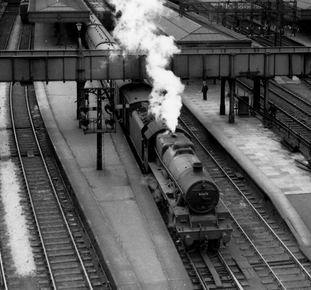 45673 Keppel at Aberdeen on 21 July 1954