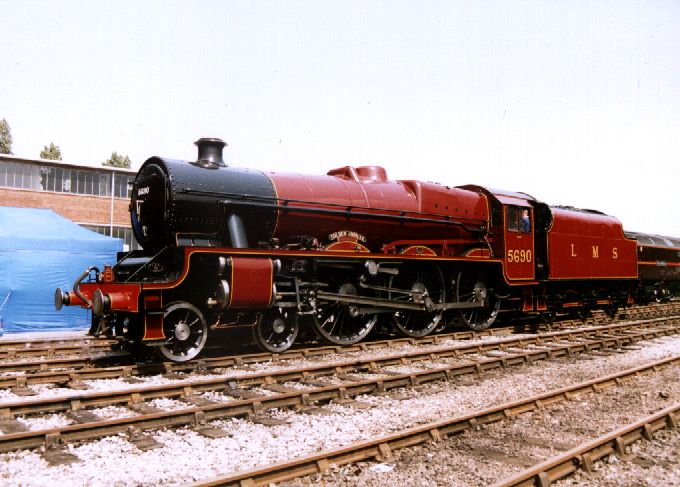 5690 Leander at Crewe Works Open Day, 1 June 2003