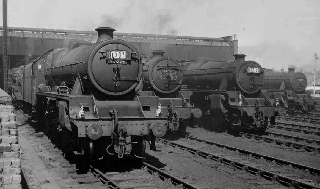 45694 Bellerophon  at Blackpool Central MPD, 29 June 1964