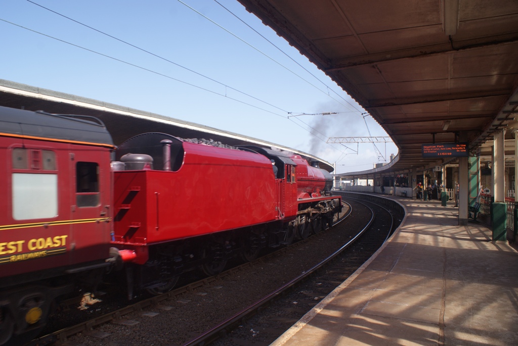 45699 Galatea at Carnforth, 16 April 2013