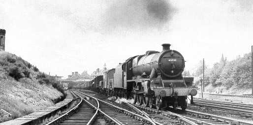 45732 Sanspareil with a freight train