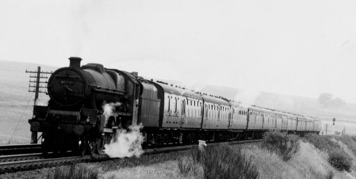 45734 Meteor at Shap in 1960