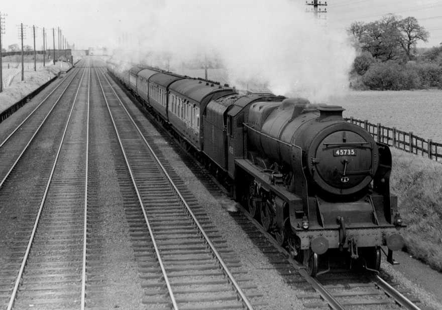 45735 Comet near Basford Hall on 10 May 1952