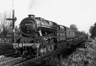 45736 Phoenix at Cheadle, 12 December 1948