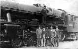 45571 South Africa at Accrington Shed, 14 April 1955