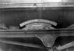 45582 Central Provinces nameplate, taken at Carnforth shed on 14 August 1962