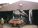 45596 Bahamas on shed at Haworth, Keighley & Worth Valley Railway