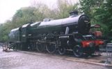 45596 Bahamas at Ingrow West on the Keighley & Worth Valley Railway, 17 May 2003