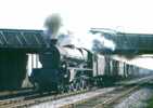 45614 Leeward Islands passing Sinfin with fast freight to Derby