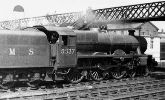 5637 Windward Islands still in LMS livery, at Crewe, 20 May 1948