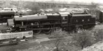 5690 Leander at Dinting Railway Centre on 11 April 1976