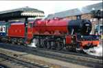 5690 Leander at York, hauling the Scarborough Spa Express