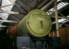 5690 Leander undergoing restoration at Bury, East Lancs Railway, 18 February 2002